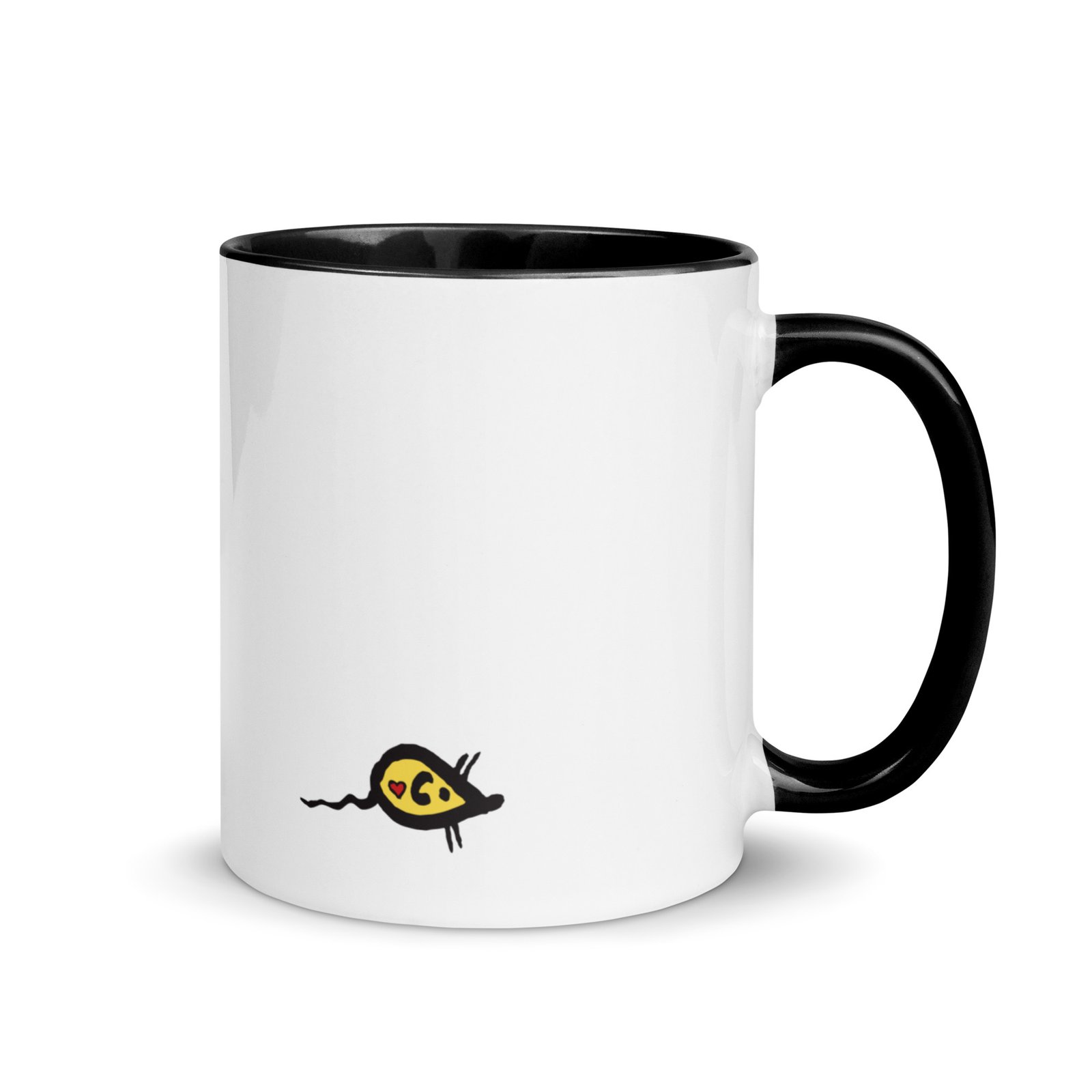 Cute Cat and Mouse Heart Coffee Mug | 11/15oz Ceramic Mug - Image 4