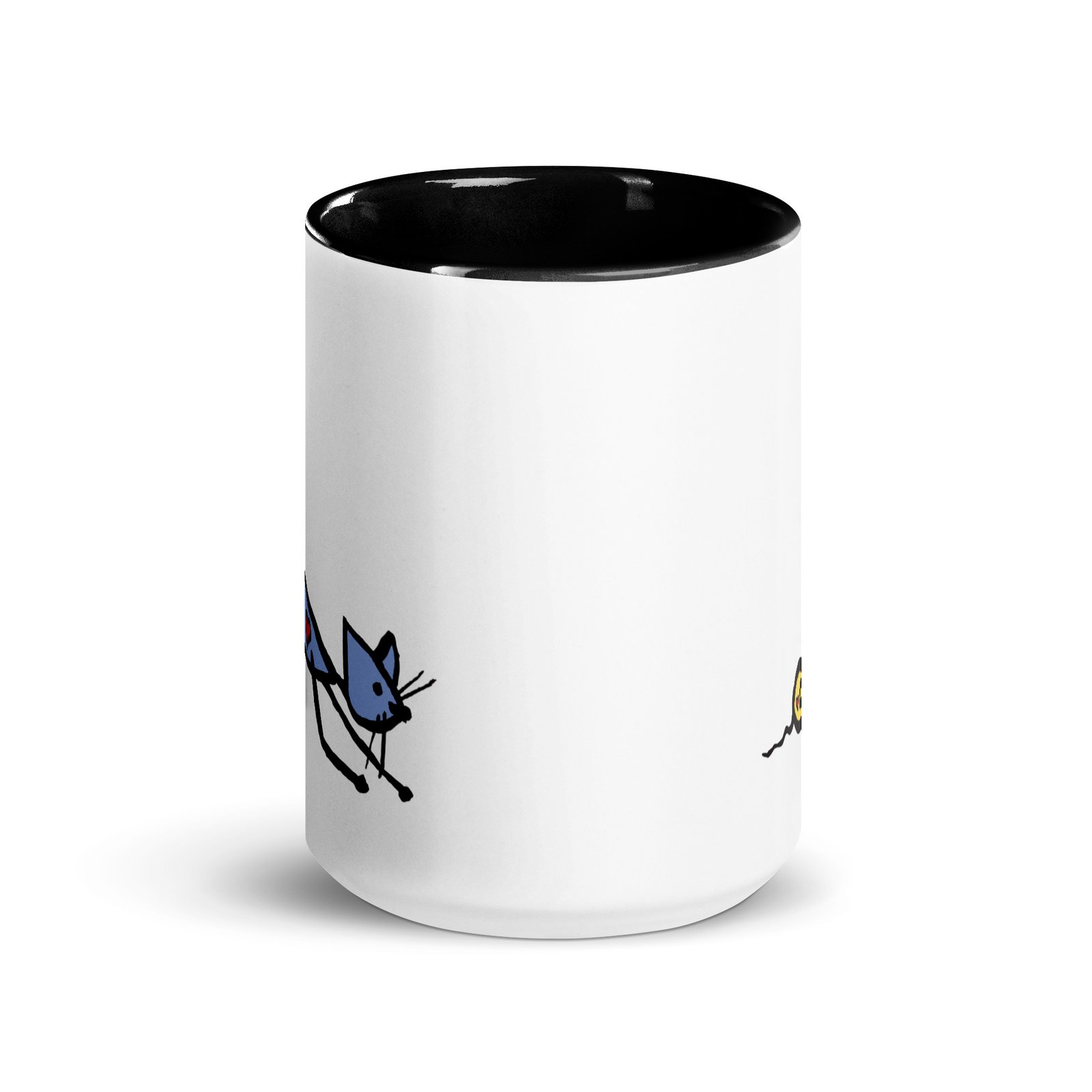 Cute Cat and Mouse Heart Coffee Mug | 11/15oz Ceramic Mug - Image 12