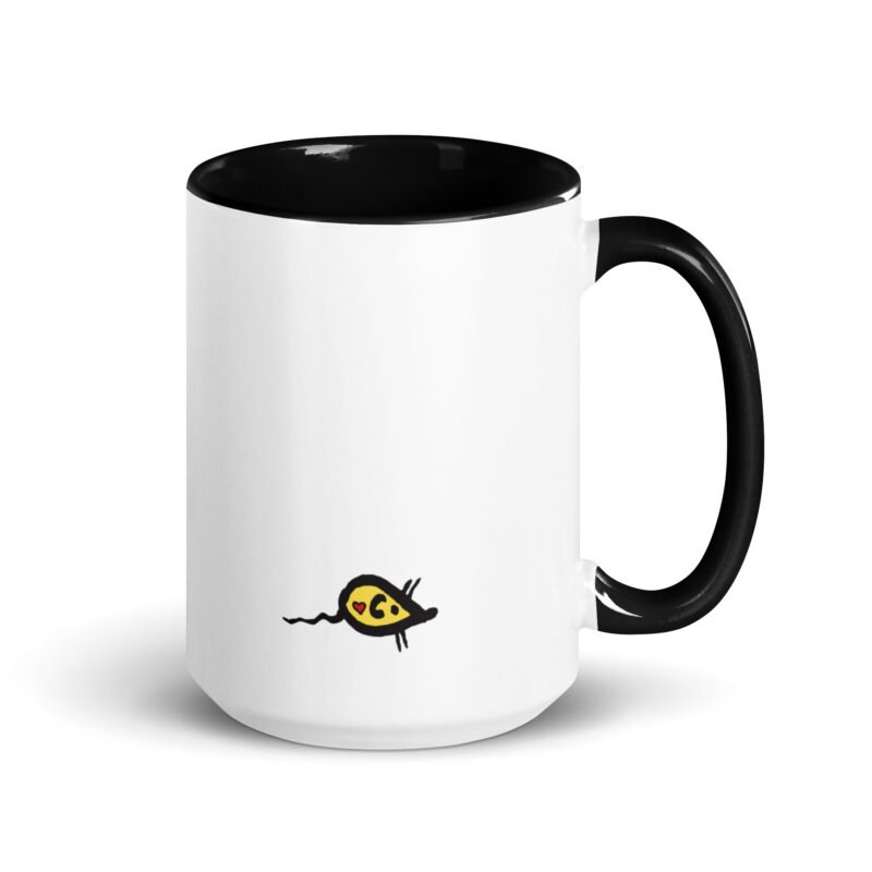 Cute Cat and Mouse Heart Coffee Mug | 11/15oz Ceramic Mug - Image 11