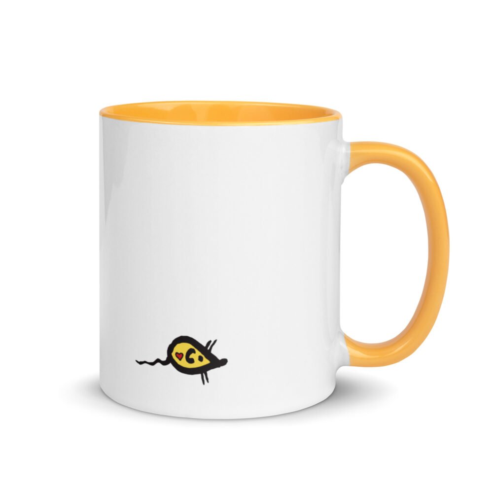 Cute Cat and Mouse Heart Coffee Mug | 11/15oz Ceramic Mug
